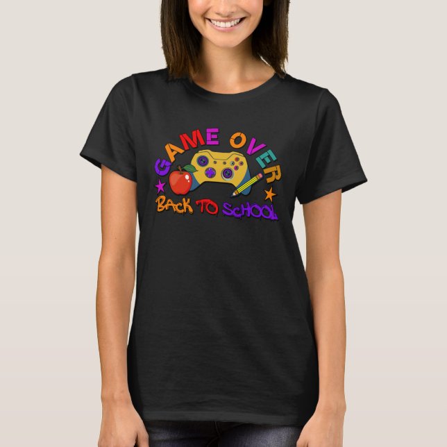Jogo de volta à escola - T-shirt (Frente)
