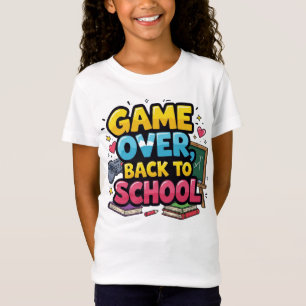 Jogo de volta para a camiseta escolar   Jogador En
