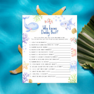 Jogo debaixo do mar Quem sabe melhor papai
