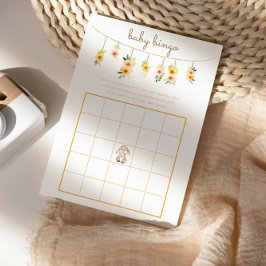 Jogo do Baby Bingo - Chá de fraldas do Bunny