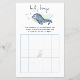 Jogo do Baby Bingo de inverno - Chá de fraldas de