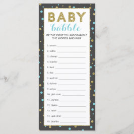 Jogo do Bebê Word Scramble, Dourado Safari, 25 Pac