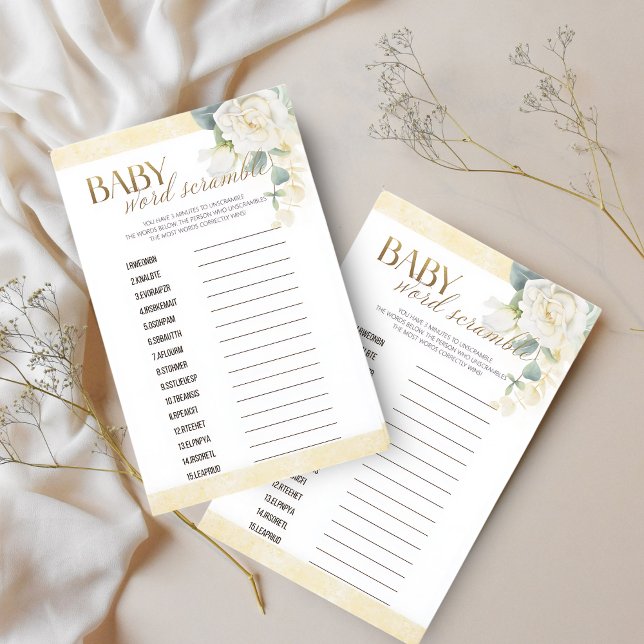 Jogo do Bebê Word Scramble - É um Dourado balão (Criador carregado)