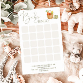 Jogo do Bingo do Chá de fraldas em crescimento loc