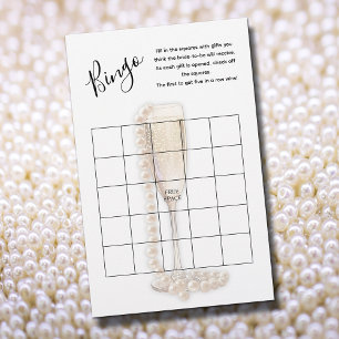 Jogo do Bingo do Chá de panela Pearls & Prosecco