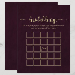 Jogo do Bridal da Caligrafia Dourada