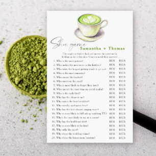 Jogo do Calçado do chá Matcha