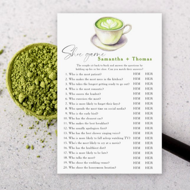 Jogo do Calçado do chá Matcha (Criador carregado)