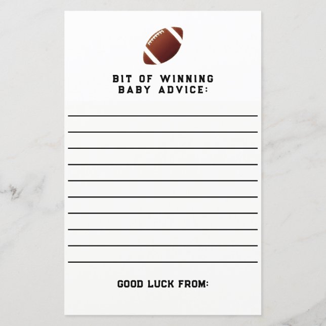 Jogo do chá de fraldas (Verso)