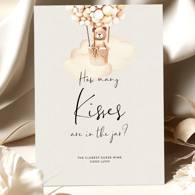 Jogo do Chá de fraldas Bear Quantos Beijos (Criador carregado)