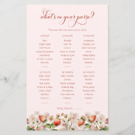 Jogo do Chá de fraldas Berry