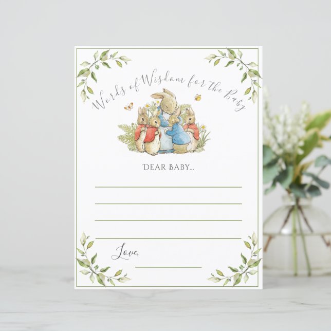 Jogo do Chá de fraldas Bunny Rabbit (Em pé/Frente)