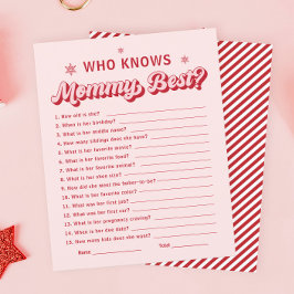 Jogo do Chá de fraldas de Natal que conhece melhor