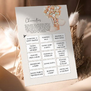 Jogo do Chá de fraldas do Urso - Caracteres