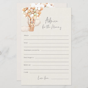 Jogo do Chá de fraldas do Urso - Conselhos para a