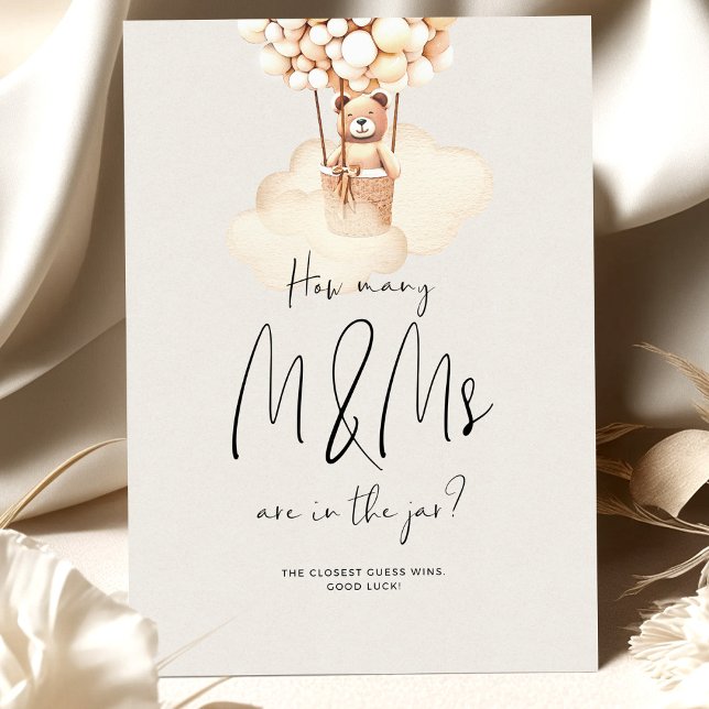 Jogo do Chá de fraldas do Urso Quantas M&Ms (Criador carregado)