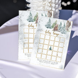 Jogo do chá de fraldas do urso Woodland