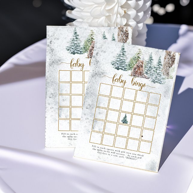 Jogo do chá de fraldas do urso Woodland (Criador carregado)