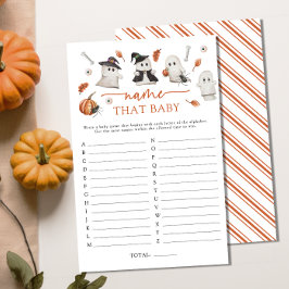 Jogo do Chá de fraldas Fantasma