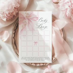 Jogo do Chá de fraldas Floral Baby Bingo, Arco Ros