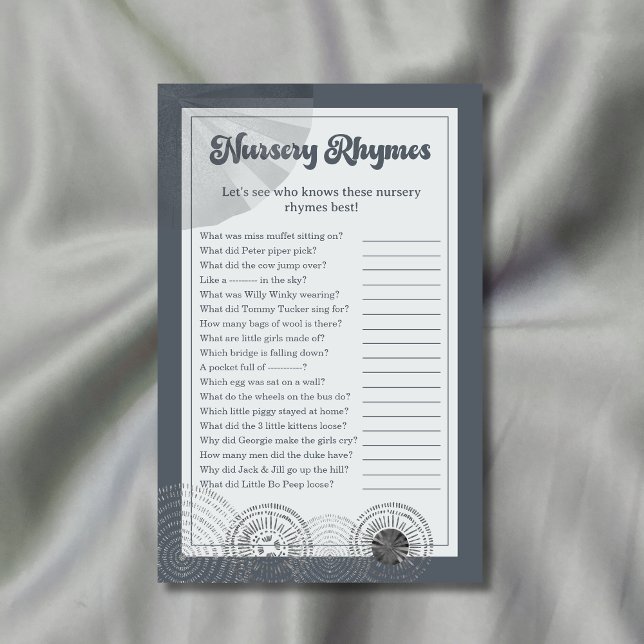 Jogo do Chá de fraldas Safari Elephant Nursery Rhy (Criador carregado)