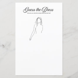 Jogo do chá de panela: Adivinha o Vestido