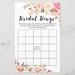 Jogo do Chá de panela Boho - Bingo Bridal