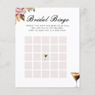 Jogo do Chá de panela Bridal Bingo Espresso Martin