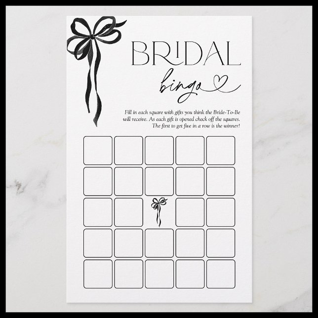 Jogo do Chá de panela do Bingo Negro do Bridal (Criador carregado)