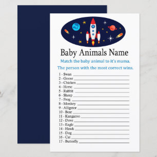 Jogo do nome dos animais do Rocket Baby