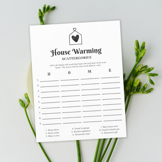 Jogo do Partido do Aquecimento do Coração Doce (Sweet Heart House Warming Party Game)