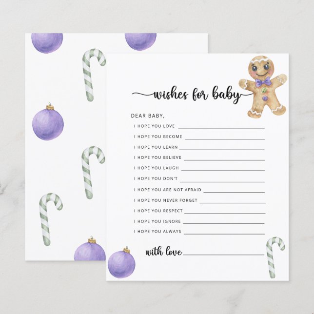 Jogo do Partido dos Temas do Cookie | desejos de b (Frente/Verso)