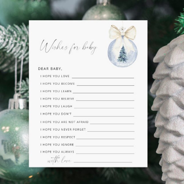 Jogo do Partido Inverno | desejos de caça ao bebê (Criador carregado)