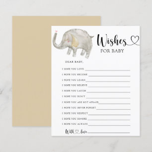 Jogo do pequeno elefante desejos de bebê