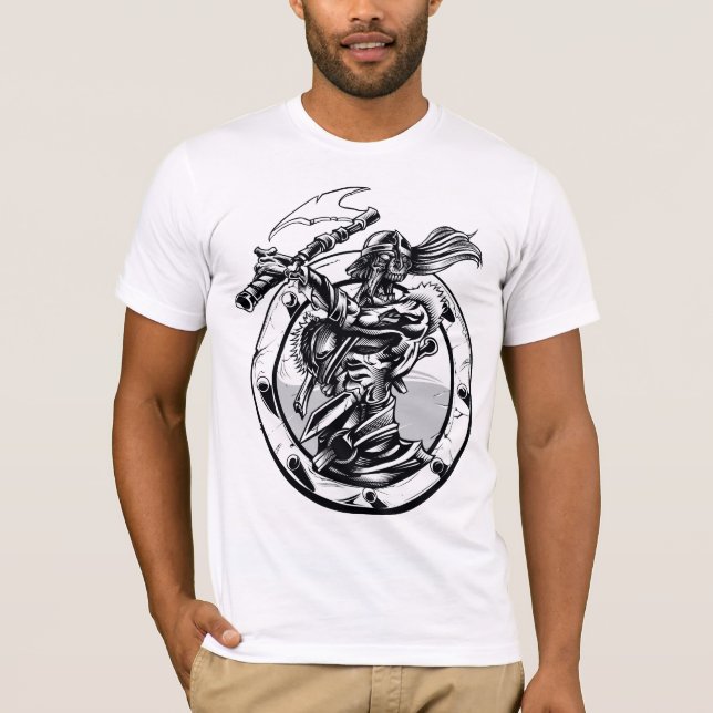 Jogo do t-shirt branco do caminhante dos tronos (Frente)