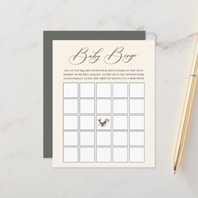 Jogo do Tema da Baleia Celestial (Frente/Verso In Situ)