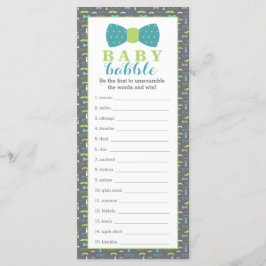 Jogo do Word Scramble, Chá de fraldas, 25 Pack