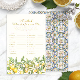 Jogo do Word Scramble Italiano