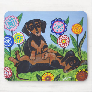 Jogo dos Dachshunds de Mousepad
