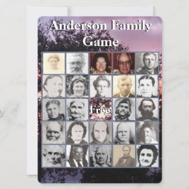 Jogo Fotográfico de Reunião Familiar Sunset e Árvo