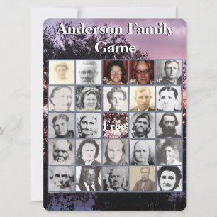 Jogo Fotográfico de Reunião Familiar Sunset e Árvo