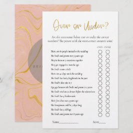 Jogo Glitter do Chá de panela Dourado Sobre ou Sob