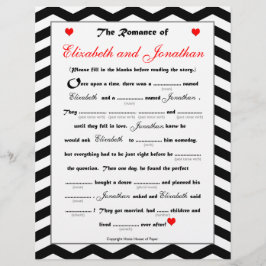 Jogo Libs de Casamento de chá de panela - Chevron