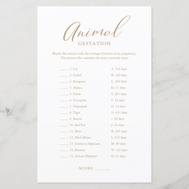 Jogo Minimalista de Caligrafia Dourada (Frente)