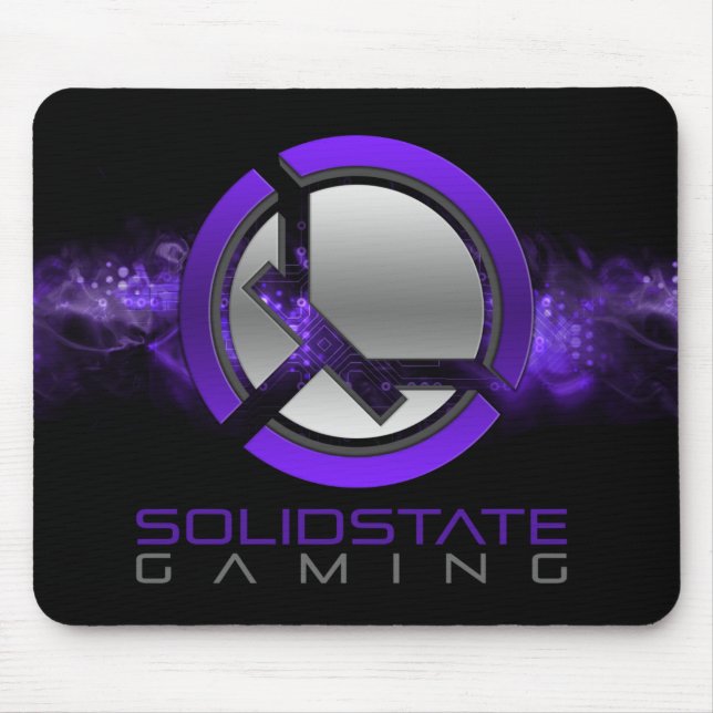 - Jogo Mousepad do estado - roxo contínuo (Frente)