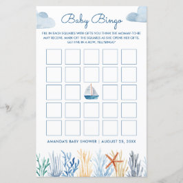 Jogo Náutico de Bebê Chá de fraldas