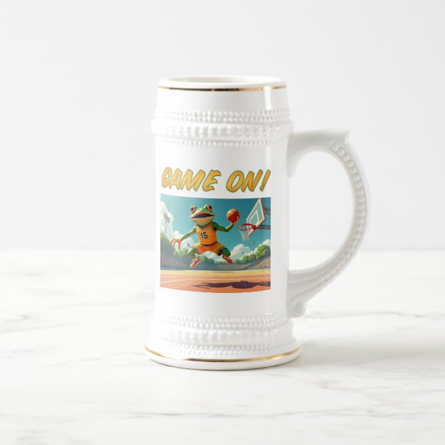 Jogo no Sapo de basquete caneca de cerveja à esque (Direita)