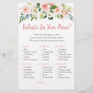 Jogo Nupcial Rosa Floral O Que Está no Seu Bolsa