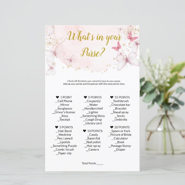 Jogo O Que Está no Seu Bolsa. Jogos de Chuvadeiro (Em pé/Frente)