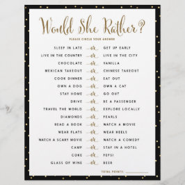 Jogo para Chá de Noiva | Ela Preferiria